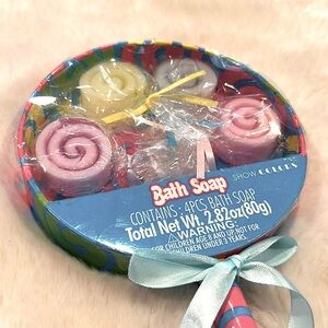 Bath soap lollipop bath soap
